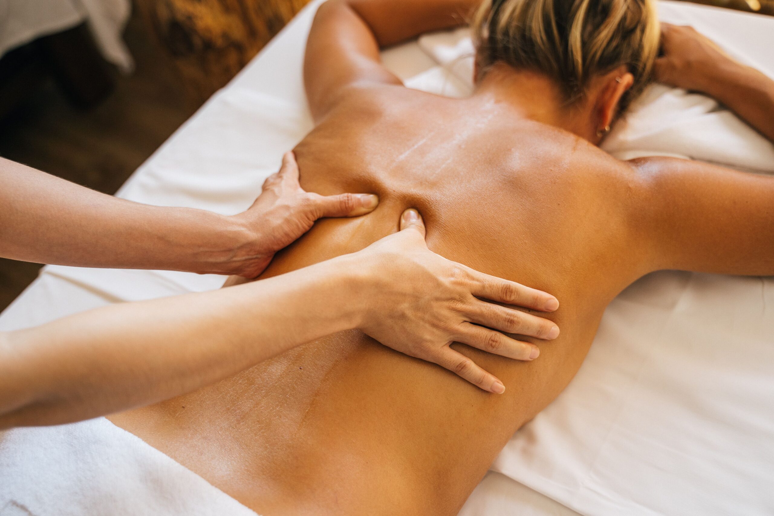 massage aux huiles